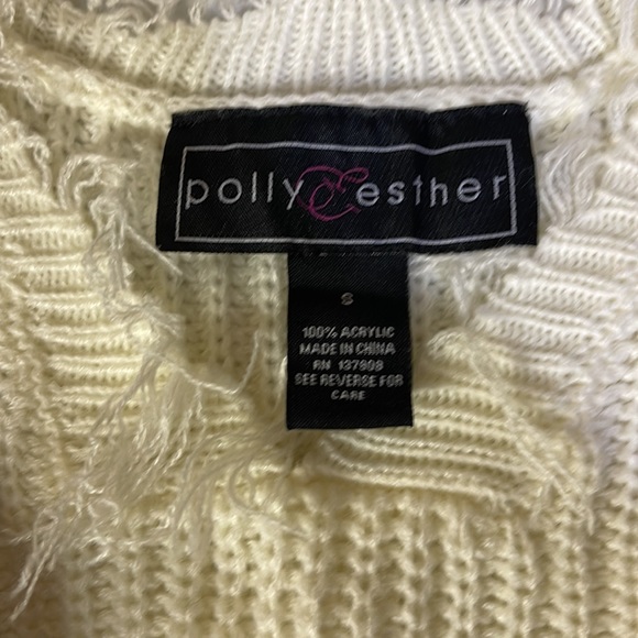 Polly & Esther Small Cropped Sweater - Picture 2 of 2